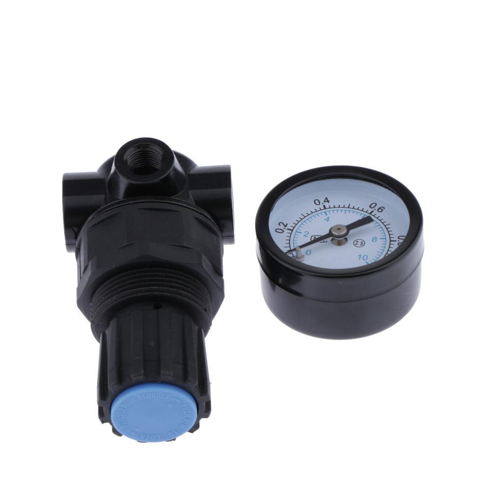 NR200 Khí Van Áp suất Máy Nén có Đồng Hồ Áp Suất 1/4