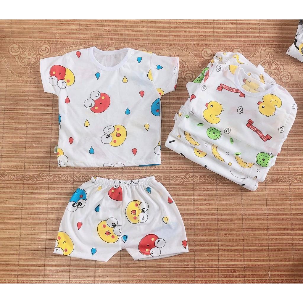 Combo 10 bộ đồ cotton cho bé -COMBO sơ sinh