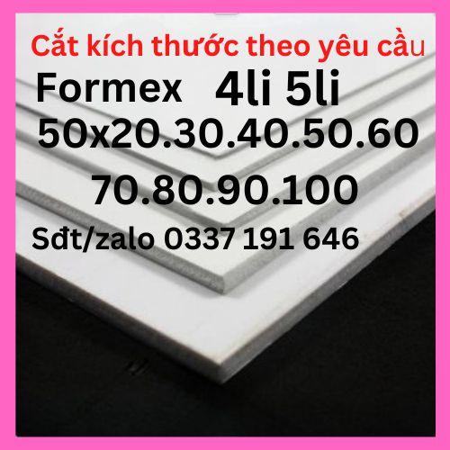 Bìa mô hình - 4mm và 5mm - khổ 50x20 - 100cm