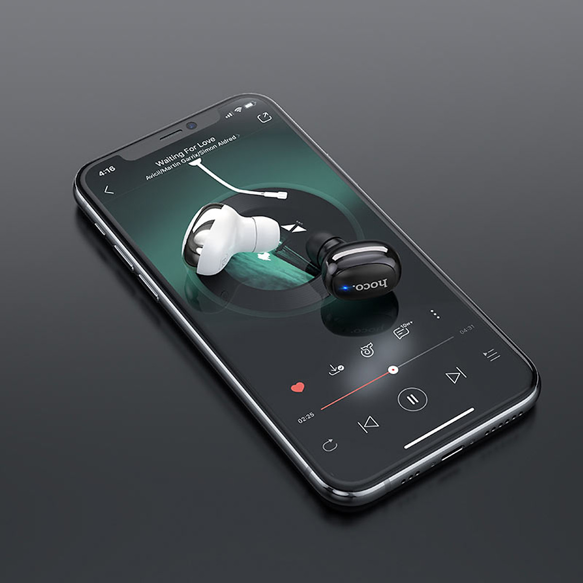 Tai nghe mini Hoco E54 Bluetooth 5.0 chất liệu cao cấp thời gian sử dụng lâu ( 2 màu ) - Hàng chính hãng