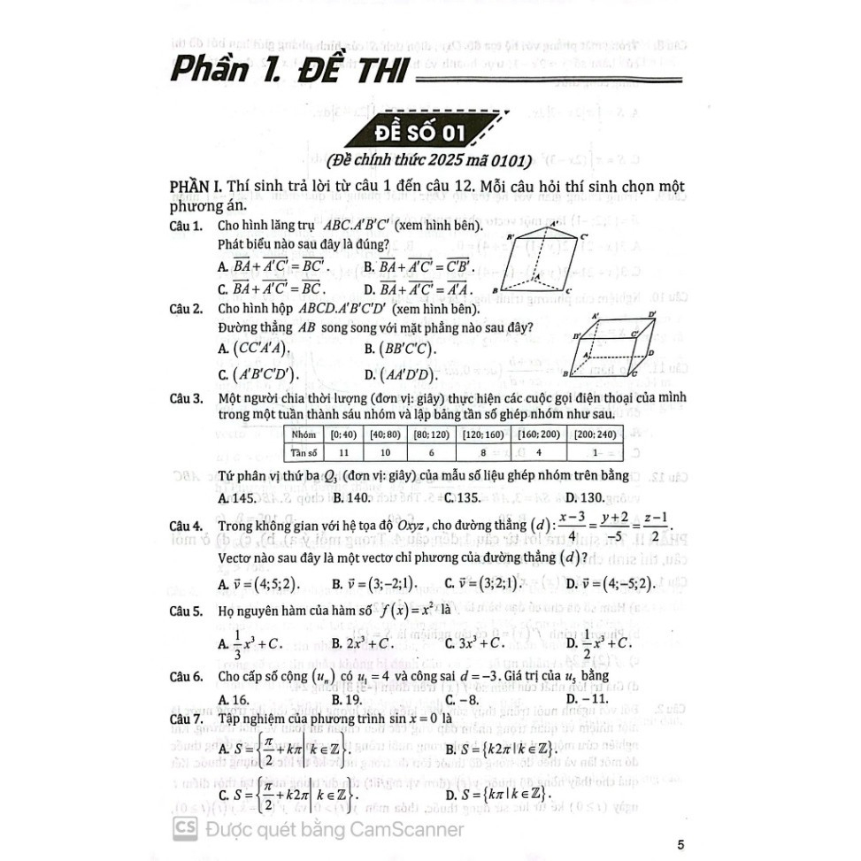 Tuyển tập bộ đề môn toán luyện thi THPT cấu trúc đề thi năm 2025 - HA