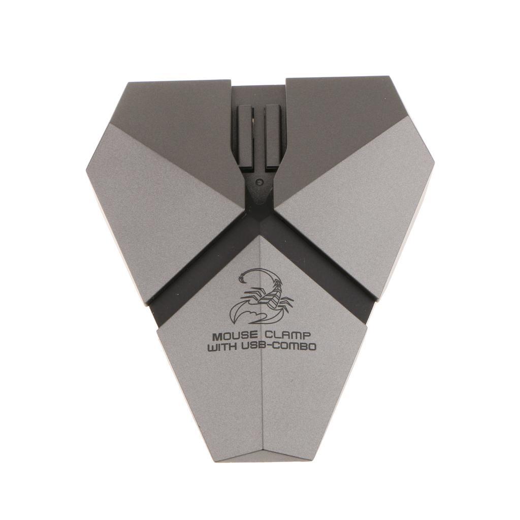 3 Ports USB 2.0 Card Reader Colorful LED Splitter HUB for Gaming Mouse Lines