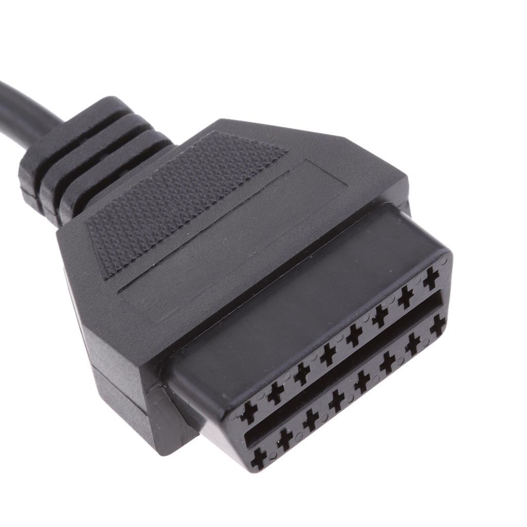 Black   Pin to  II 16 Pin   Adapter Cable For  EFI