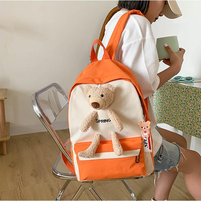 Balo ulzzang đi học, balo gấu dễ thương