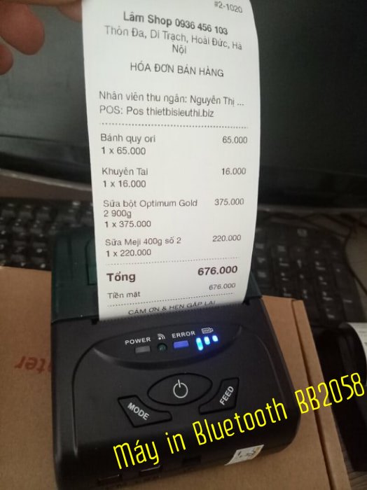 Set 20 cuộn Giấy in hóa đơn cho máy pos quẹt thẻ ngân hàng