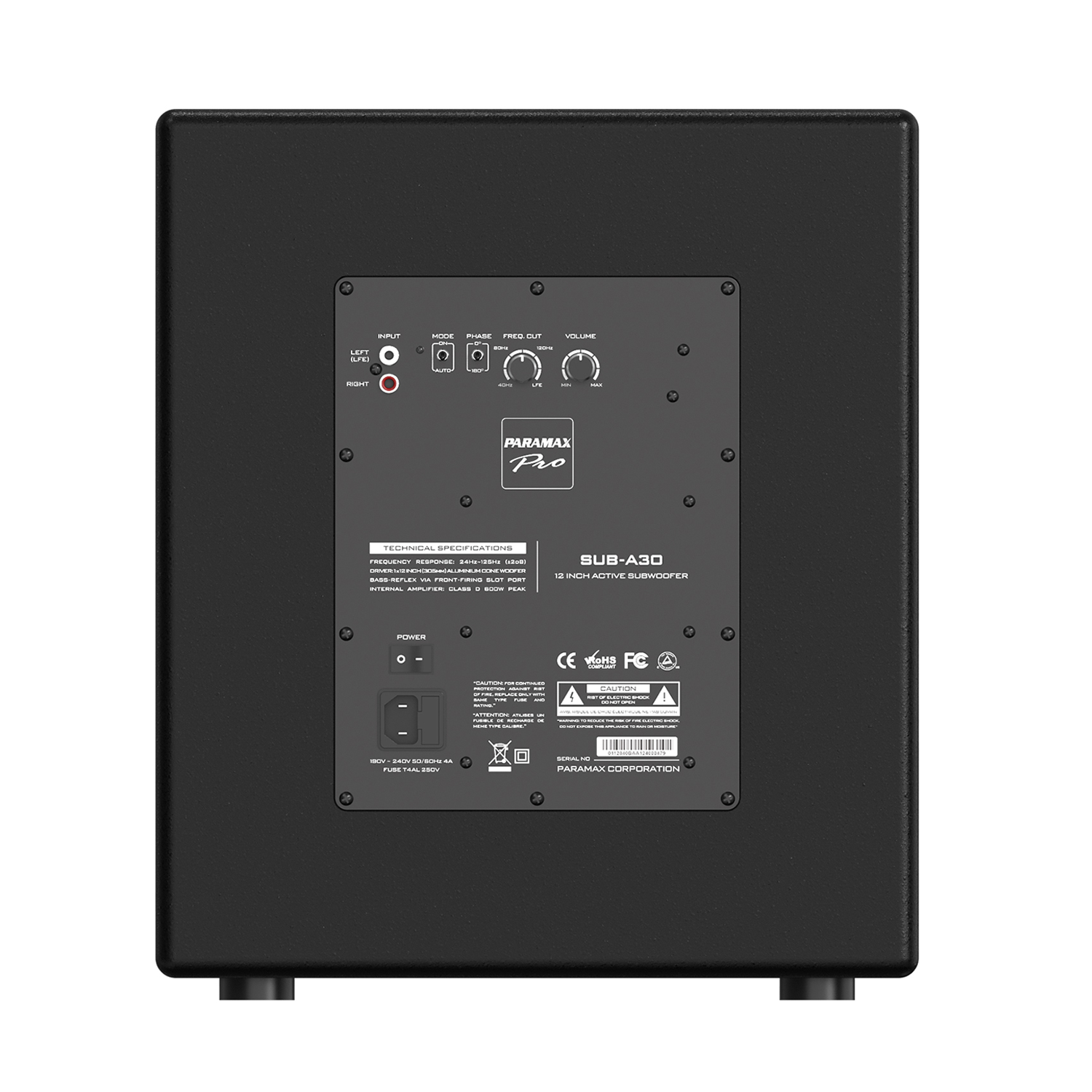 LOA SUB ĐIỆN PARAMAX SUB-A30 - Hàng Chính Hãng