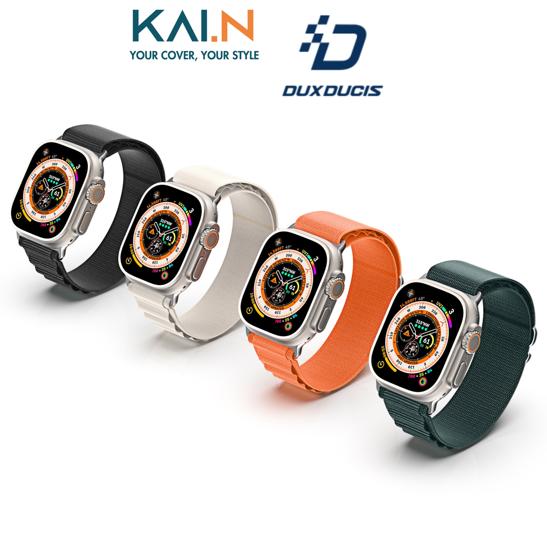 Dây Đeo Thay Thế Dux Ducis GS Series Dành Cho Apple Watch Ultra / Apple Watch Series 8,7,6,5,4,3,2,1,SE,SE 2022 - HÀNG CHÍNH HÃNG