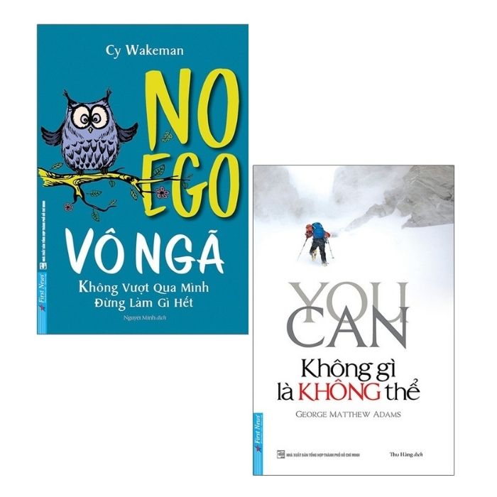 Combo sách Vô Ngã - Không Vượt Qua Mình, Đừng Làm Gì Hết + You Can - Không Gì Là Không Thể