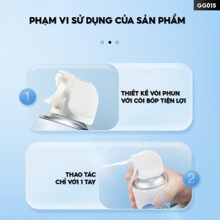 Chai Xịt Tẩy Rửa Bồn Cầu Nhà Vệ Sinh Làm Sạch Bóng Vòi Sen Hoặc Các Bề Mặt Inox Trong Toilet An Toàn Khi Xịt Dùng GG015