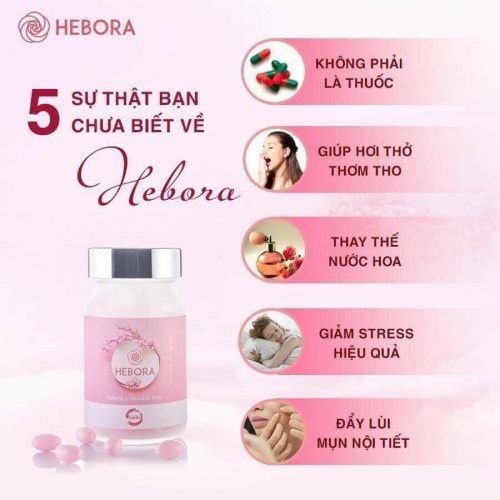 Viên Uống Tạo Mùi Thơm Cơ Thể Hebora