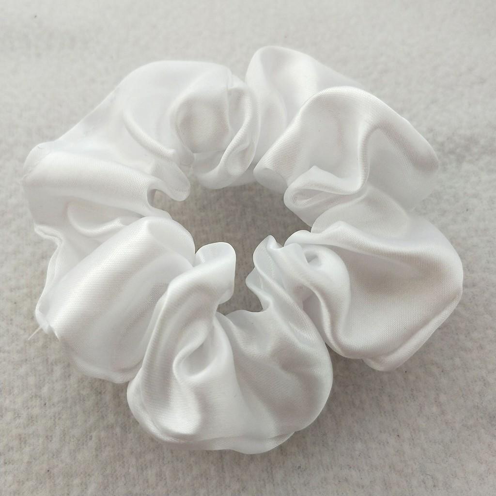 Ỉ 200 Dây Cột Tóc, Buộc Tóc Vải Scrunchies Siêu Xinh Dễ Thương Nhiều Màu CTV1