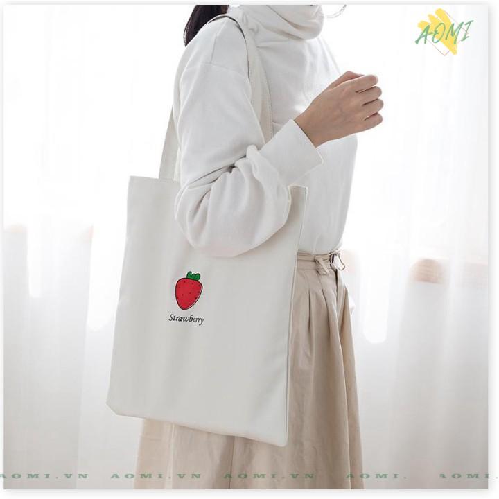 100 mẫu hot nhất Túi Tote Vải canvas Đẹp Cực Hot có khóa miệngT6 PHONG CÁCH AOMI