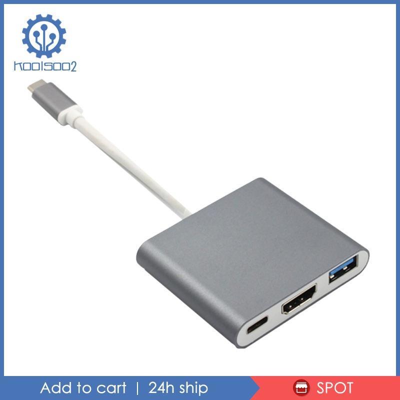 Type-c USB C to   +USB3.0 Adapter Cable Converter Cord Support 4K for PC