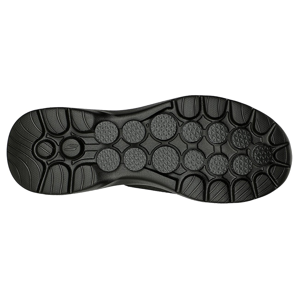 Skechers Nam Giày Thể Thao Xỏ Chân Đi Bộ Tập Gym, Thường Ngày, Đi Học, Đi Làm Slip-Ins GOwalk 6 Easy On Walking Air-Cooled Memory Foam Dual-Density, Hyper Pillar Technology, Ortholite, Ultra Go - 216278-BBK