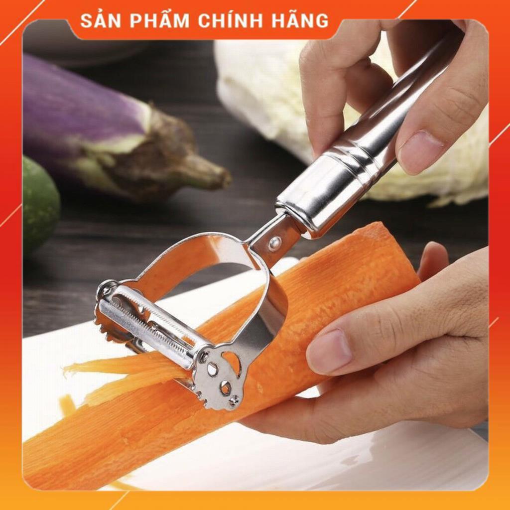 Nạo rau củ Inox đa năng 3 trong1 Vân Phương Shop