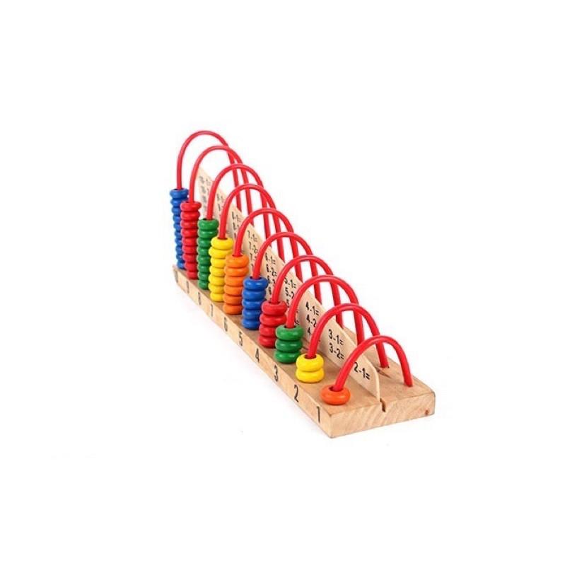 Bảng tính cầu vồng-học toán-Đồ chơi gỗ thông minh