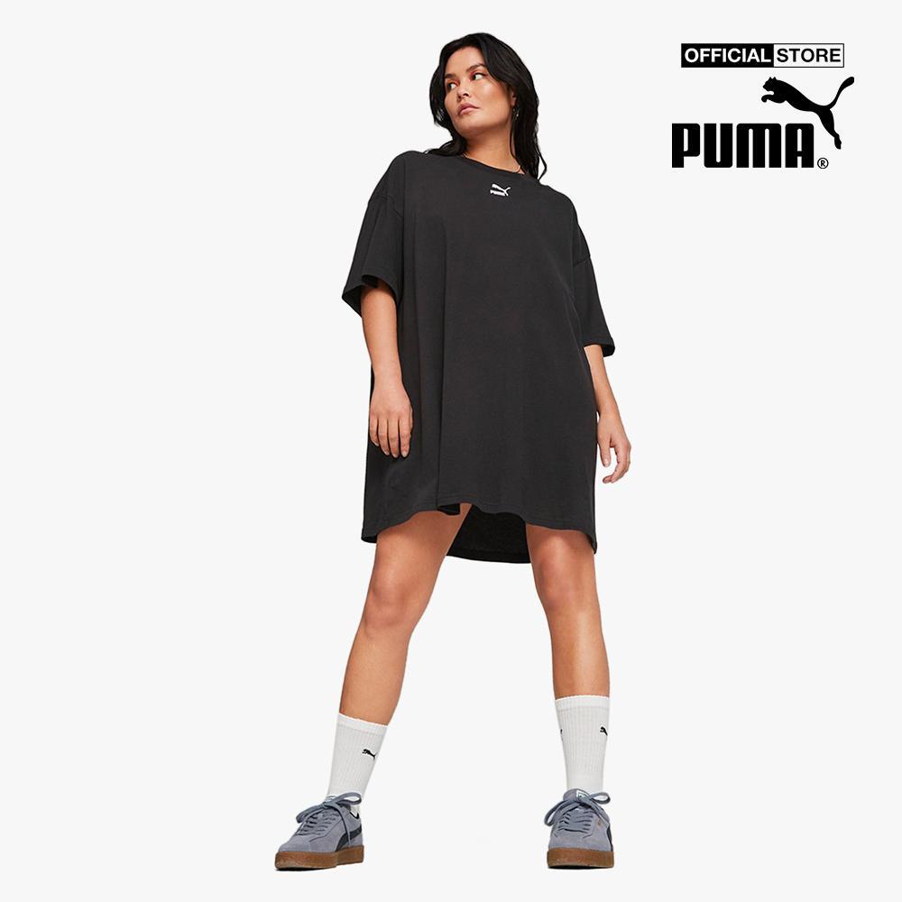 PUMA - Đầm mini ngắn tay phom suông Classics Tee538053-0