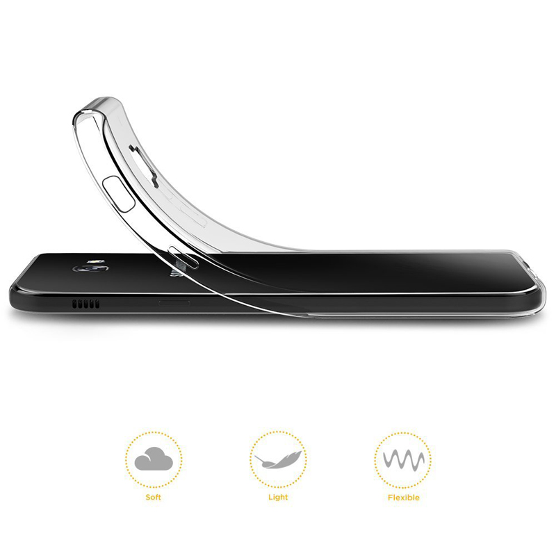 Ốp lưng silicon dẻo trong suốt Loại A cao cấp cho Samsung Galaxy A5 2017 A520