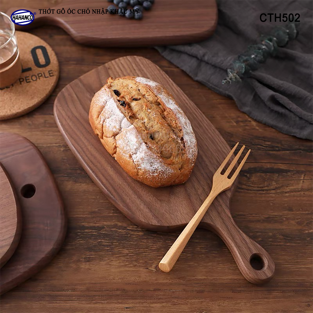 Thớt gỗ óc chó nhập khẩu Mỹ ️khay bánh mì/ bít tết/ pizza/ phụ kiện chụp ảnh