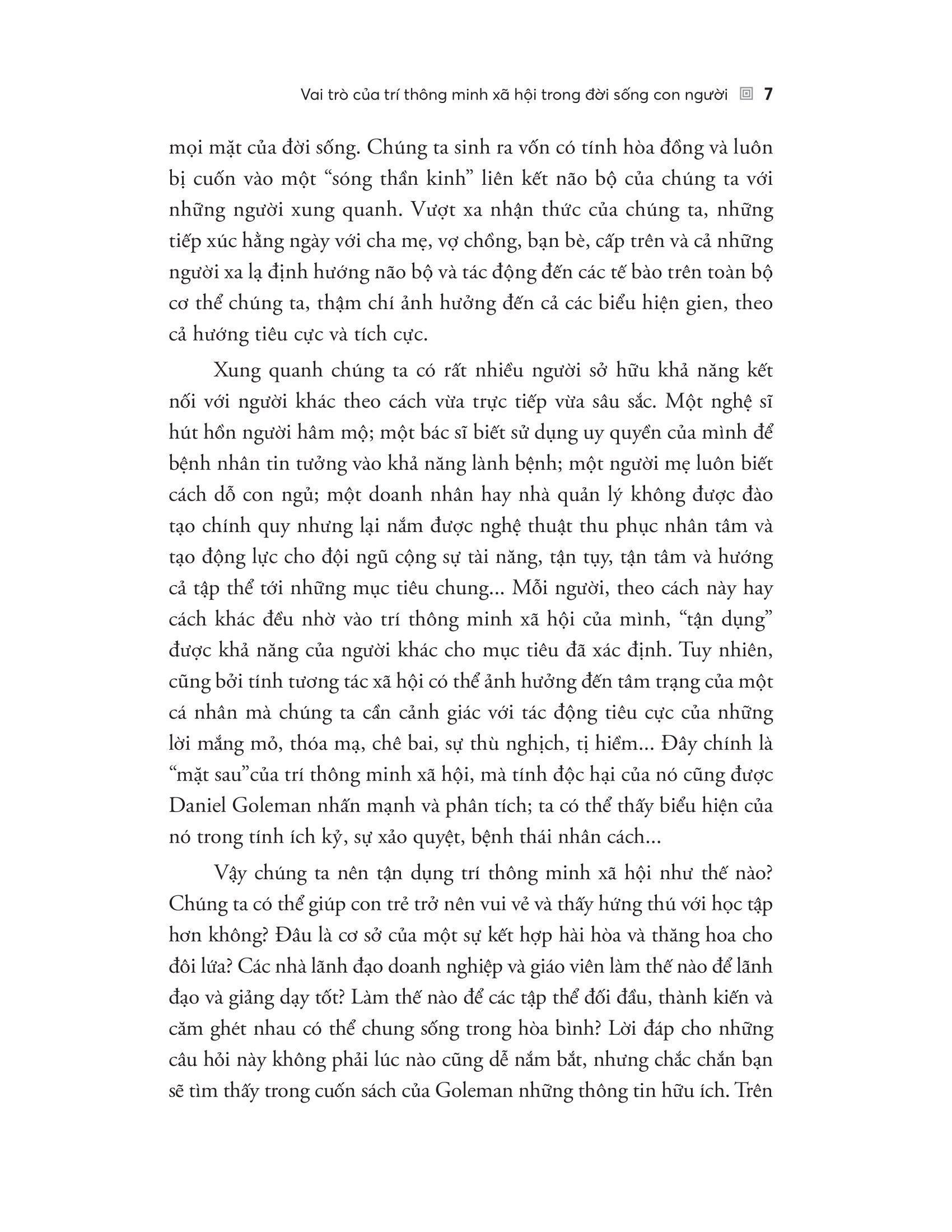 Sách - Trí Tuệ Xã Hội - Social Intelligence - Vũ Điệu Thần Kinh Kết Nối Mọi Bộ Não