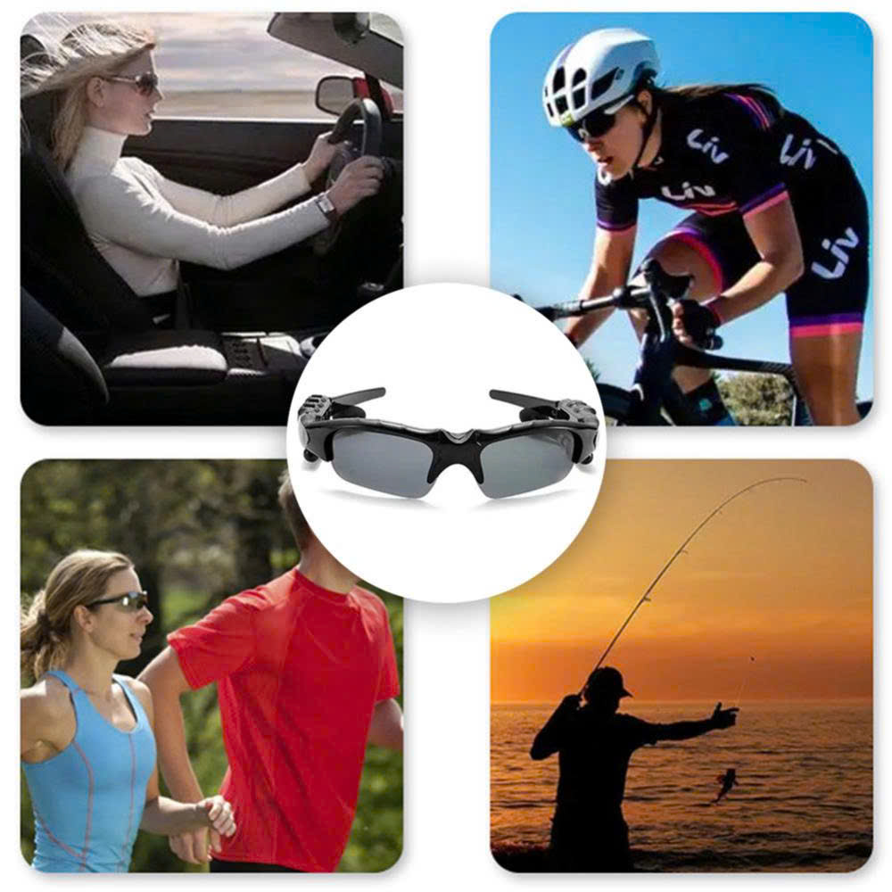 Kính Mát phân cực Thông Minh, kiêm Tai Nghe Bluetooth Không Dây Thể Thao Có Micro Cho Điện Thoại, Nghe Nhạc, Bảo Vệ Mắt