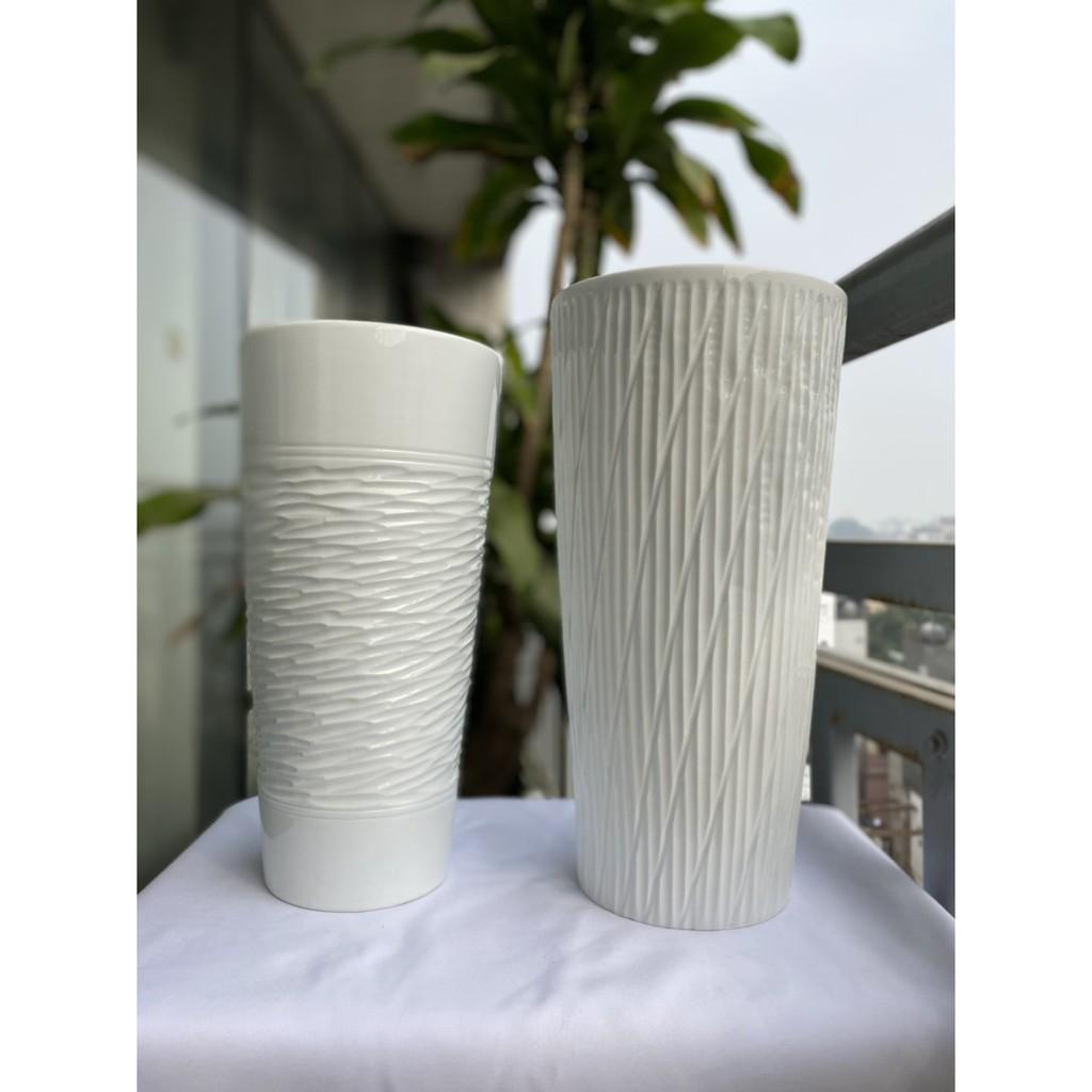 BÌNH HOA BÁT TRÀNG DÁNG CỐC TRANG TRÍ NHÀ