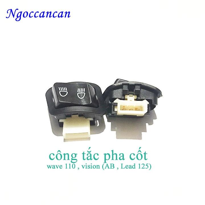 Công Tắc pha cốt xe máy wave 110 , vision , AB Lead 125