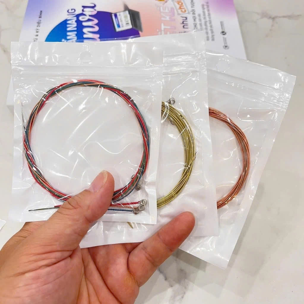 Bộ 6 Dây Đàn Guitar Acoustic 1-2-3-4-5-6