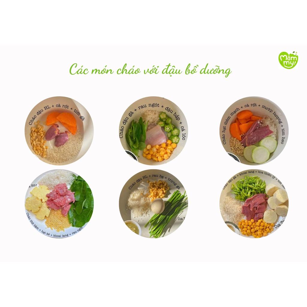 Combo 9 Loại Hạt Quý Mămmy Nhập Khẩu Chứa Nhiều Vitamin và Dinh Dưỡng Cho Bé Ăn Dặm Bổ Não: Yến Mạch Sữa, Đậu Hà Lan