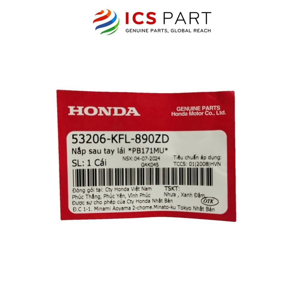 Nắp Sau Tay Lái (Nhựa Gáy) HONDA Future 1 1999-2004 Xanh Tím Pb171Mu (53206KFL890ZD)