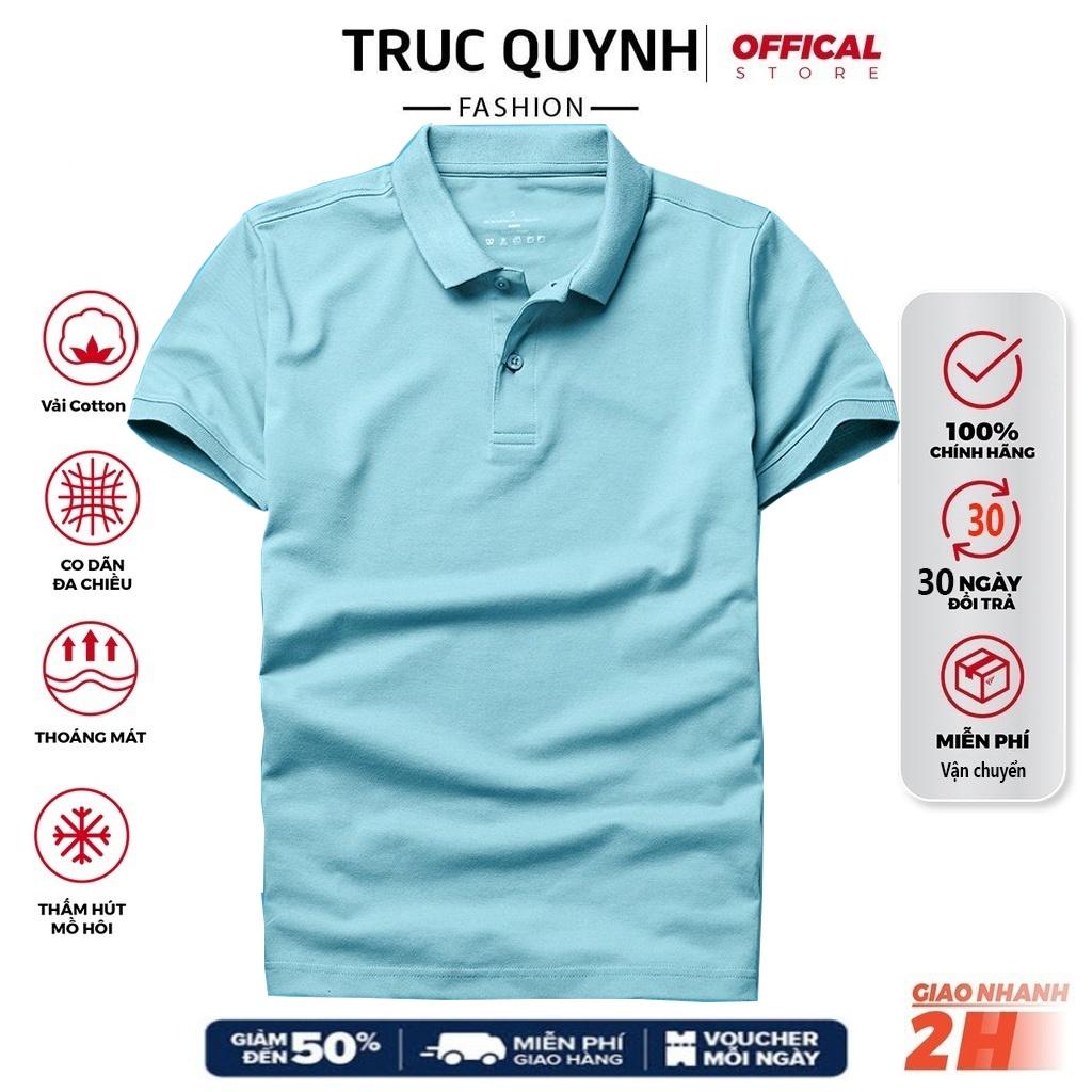 Áo Thun nam POLO vải thun mát lạnh chất cotton 4 chiều cao cấp-PLO213