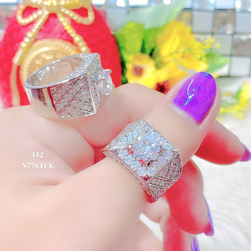 Nhẫn nam mạ bạc cực đẹp