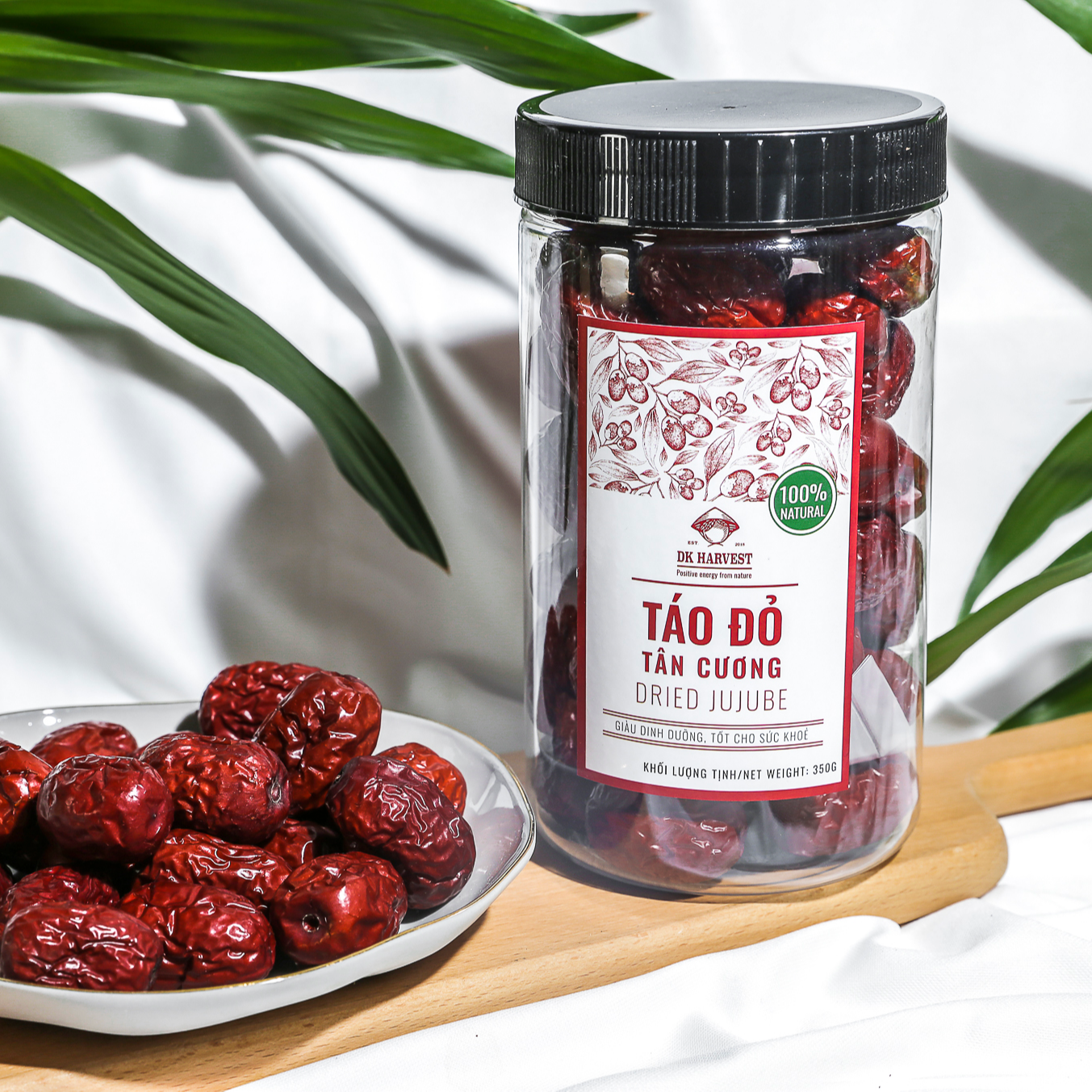 COMBO SIÊU TIẾT KIỆM - 2 Táo Đỏ Tân Cương Dried Jujube DK Harvest