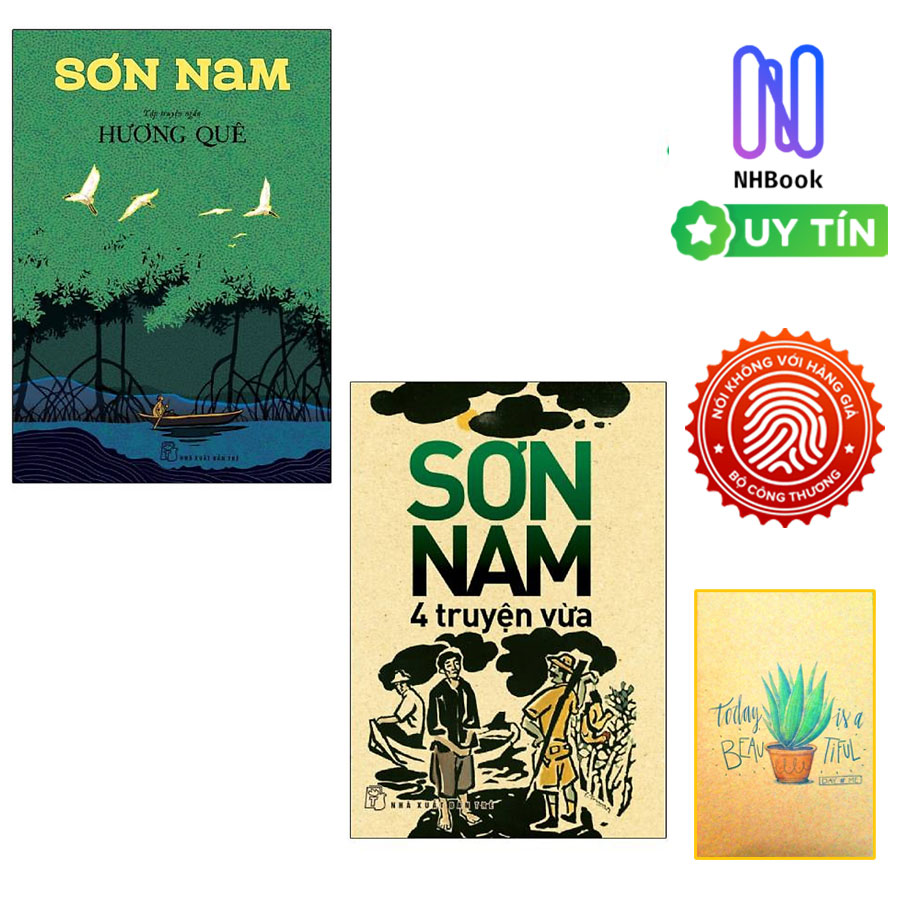 Combo Sơn Nam - 4 Truyện Vừa Và Hương Quê ( Tặng sổ tay)