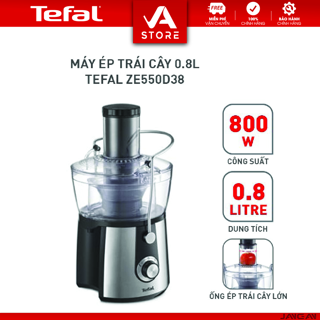 Máy ép trái cây Tefal ZE550D38 - Hàng Chính Hãng