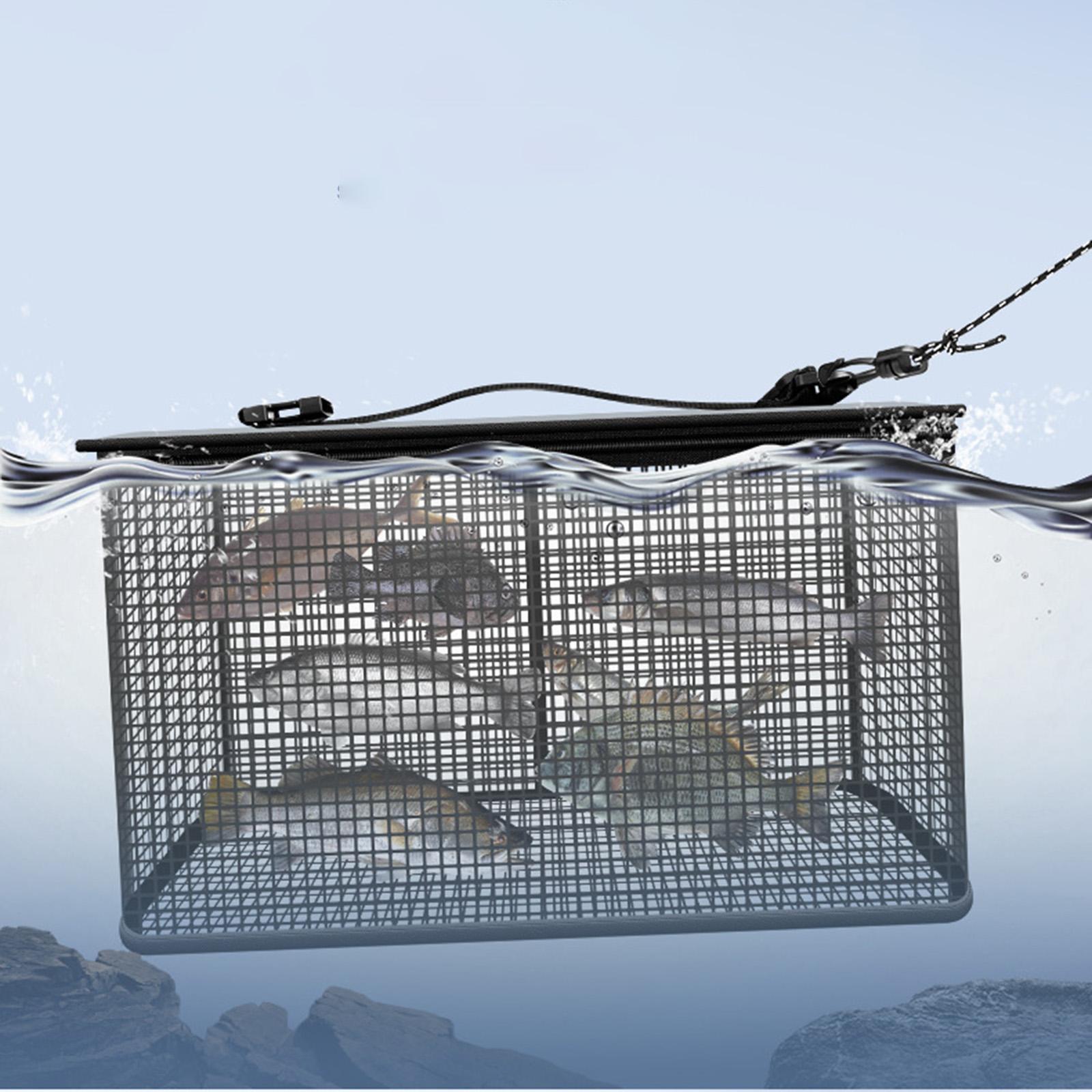 Fishing Basket Basket  Storage Cage Collapsible for Fishing Enthusiasts