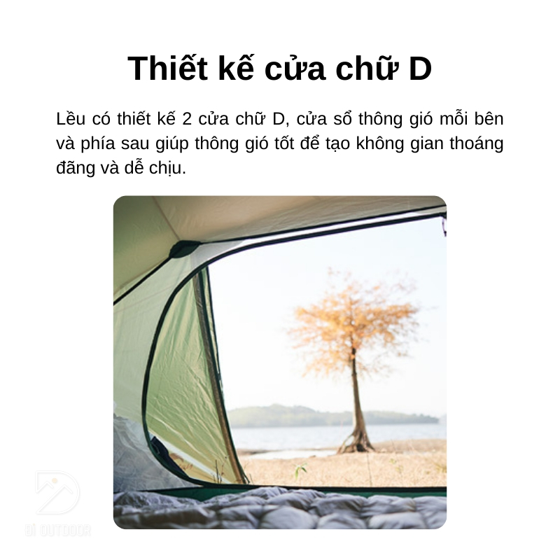 Lều Cắm Trại 2 Người Cao Cấp Naturehike Hillock6 CNK2300ZP040