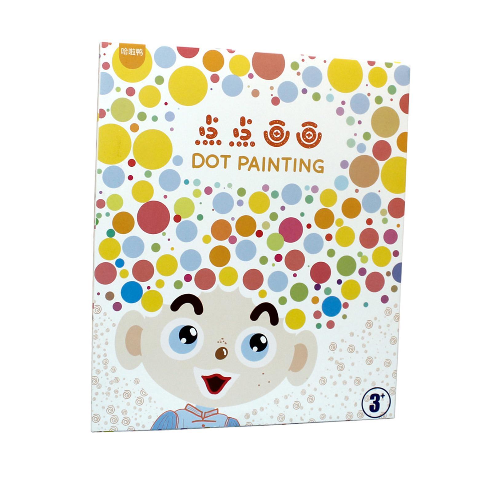 30Pcs Dot Coloring Papers for Age 3+ Kids Kindergarten Activities Boys Girls