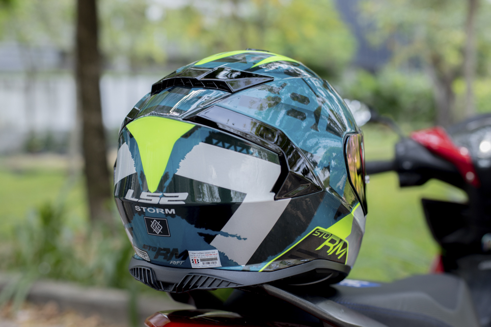 MŨ BẢO HIỂM FULLFACE HAI KÍNH LS2 FF800 STORM - GARA20