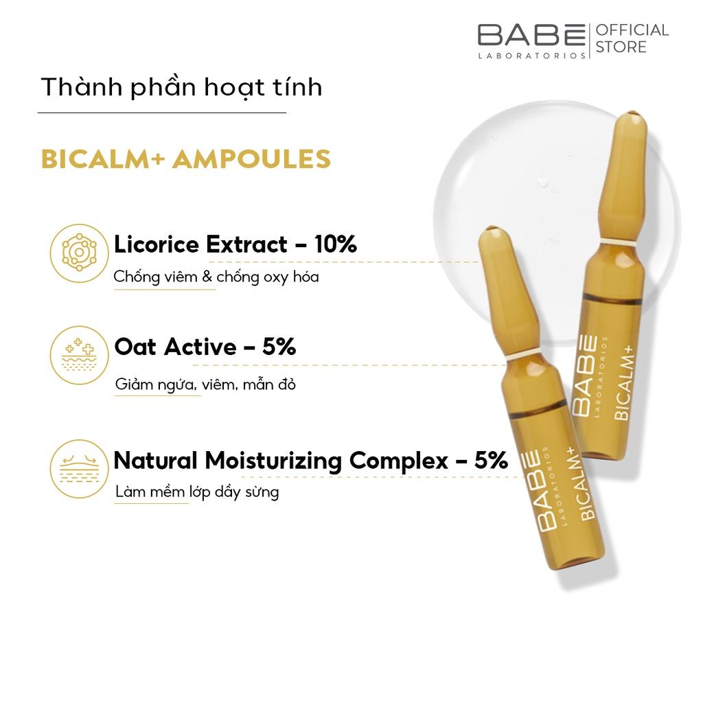 Huyết thanh làm dịu & phục hồi da Babe Bicalm ampoules 10 *2ml