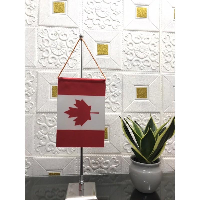 Cờ canada kí kết ép cứng