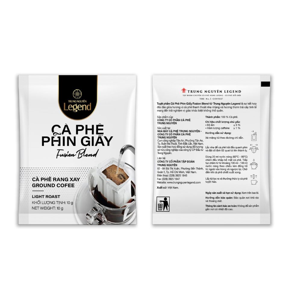 Cà phê phin giấy Trung Nguyên Legend Fusion Blend