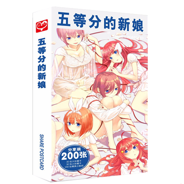 Hộp ảnh Postcard Gotoubun no Hanayome The Five Wedded Brides (Nhà Có Năm Nàng Dâu) ver 2 thiết kế thông minh độc đáo