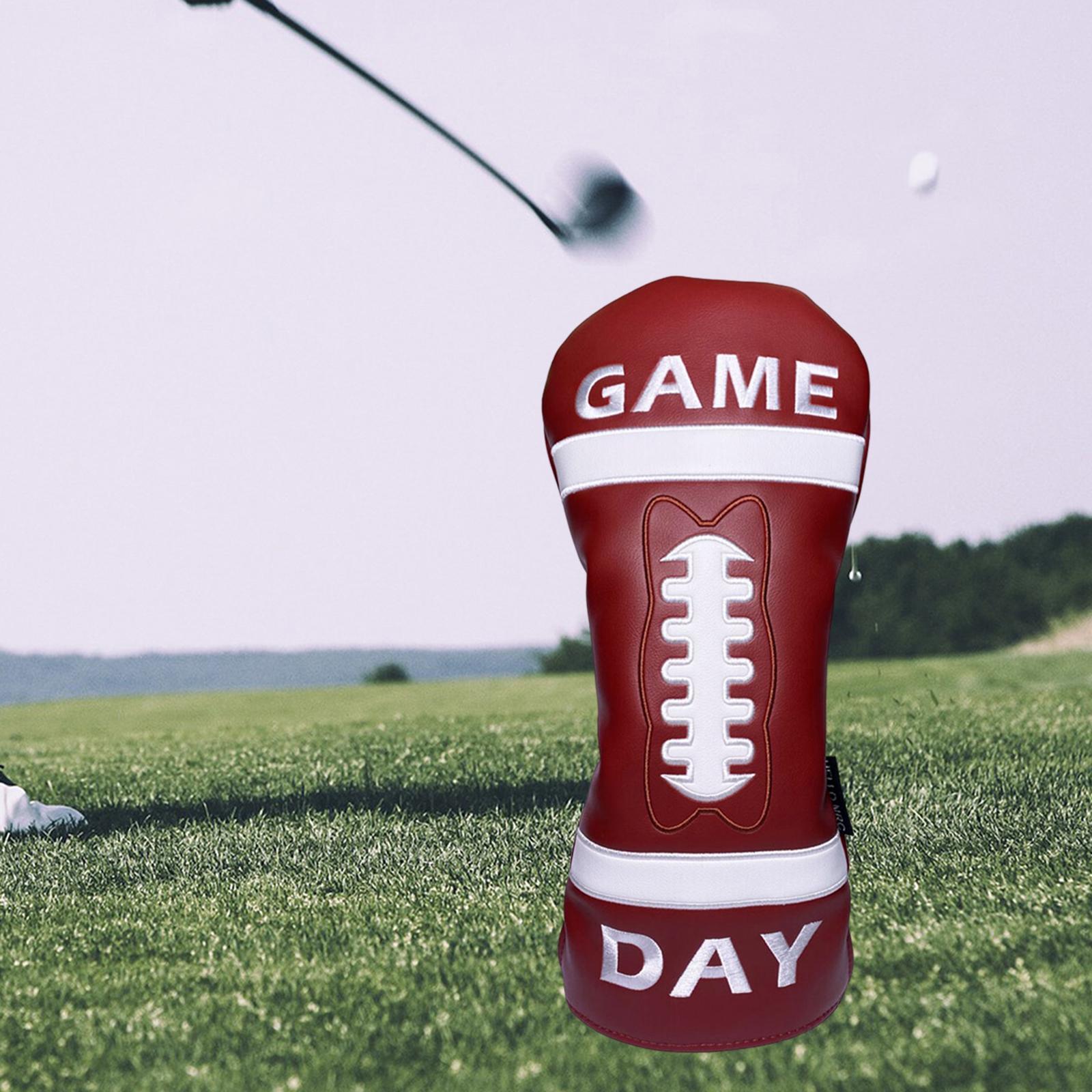 Golf Club Head Covers PU Long Neck Waterproof Protector Guard Wood Headcover