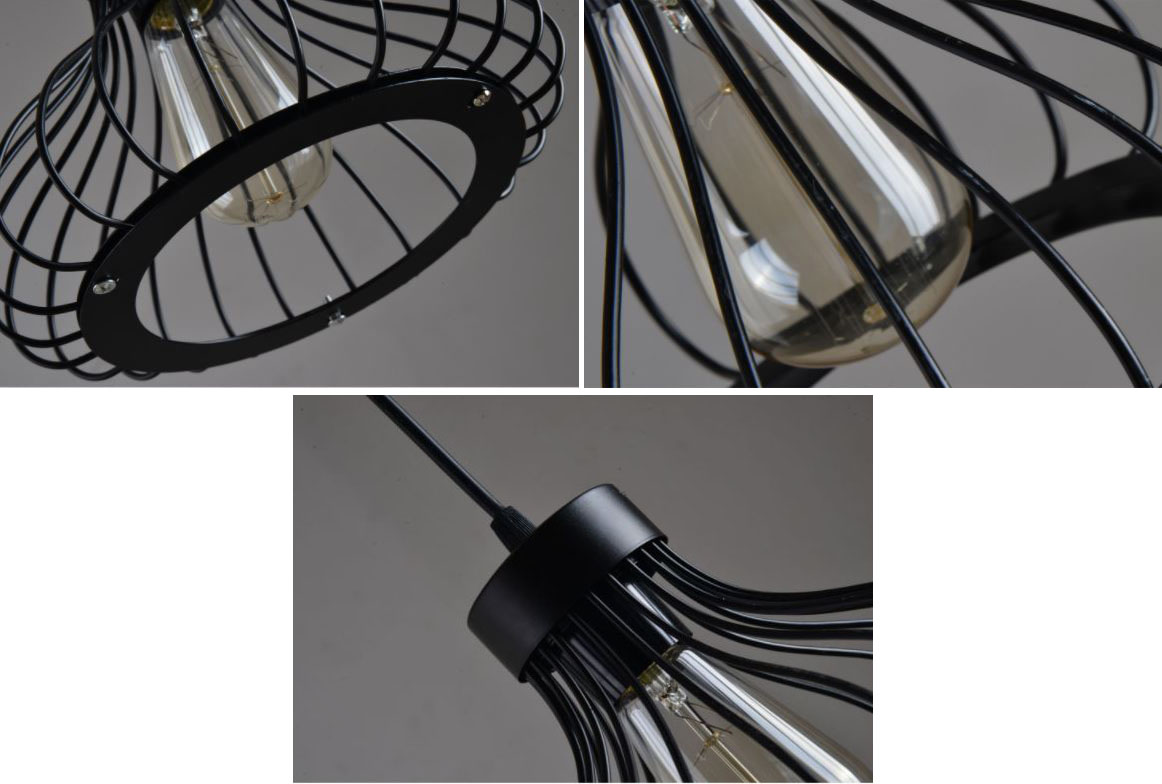 Đèn thả ZACLER cao cấp trang trí nội thất độc đáo - kèm bóng LED Edison chuyên dụng