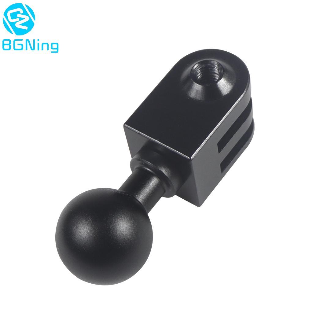 CLIP Bộ chuyển đổi đầu bóng 17mm ALUMINUM cho GoPro Hero 11 10 9 8 5 Máy ảnh Khung tự động gắn xe máy vào bộ ghi âm kim loại