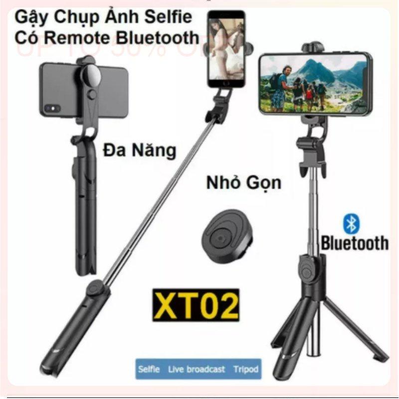 Gậy Chụp Ảnh Tự Sướng 3 Chân Đa Năng Q07, Q07s Có Đèn Kèm Remote Bluetooth Siêu Tiện ích Thép không gỉ + Nhựa ABS - Q07 đen có led