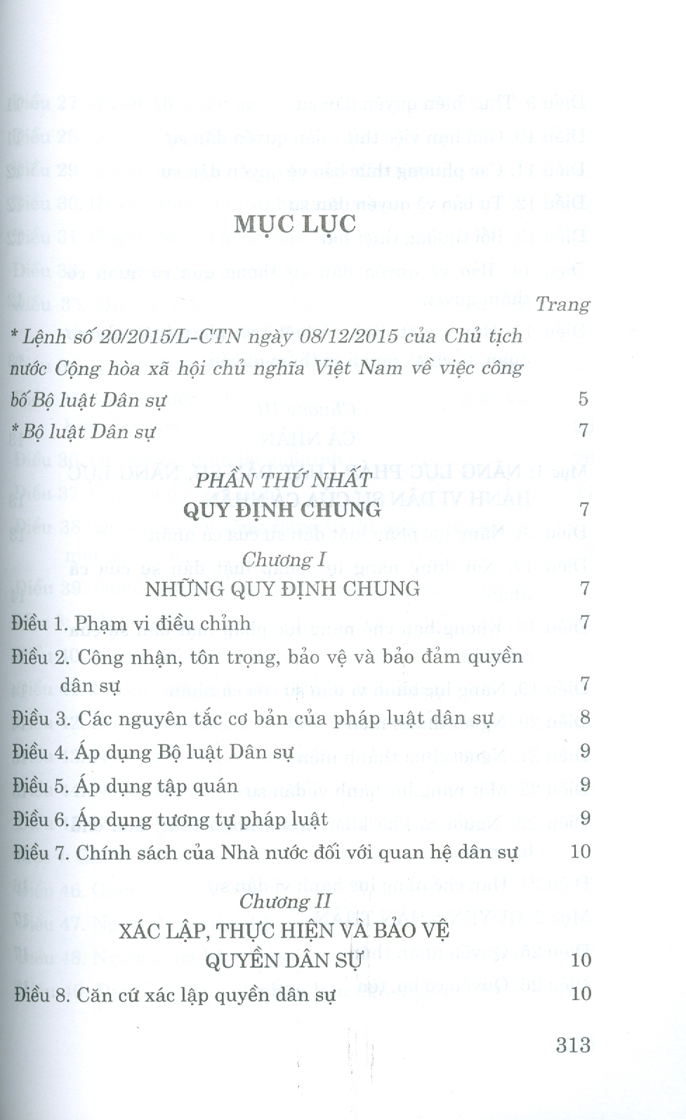 Sách - Bộ Luật Dân Sự Năm 2015