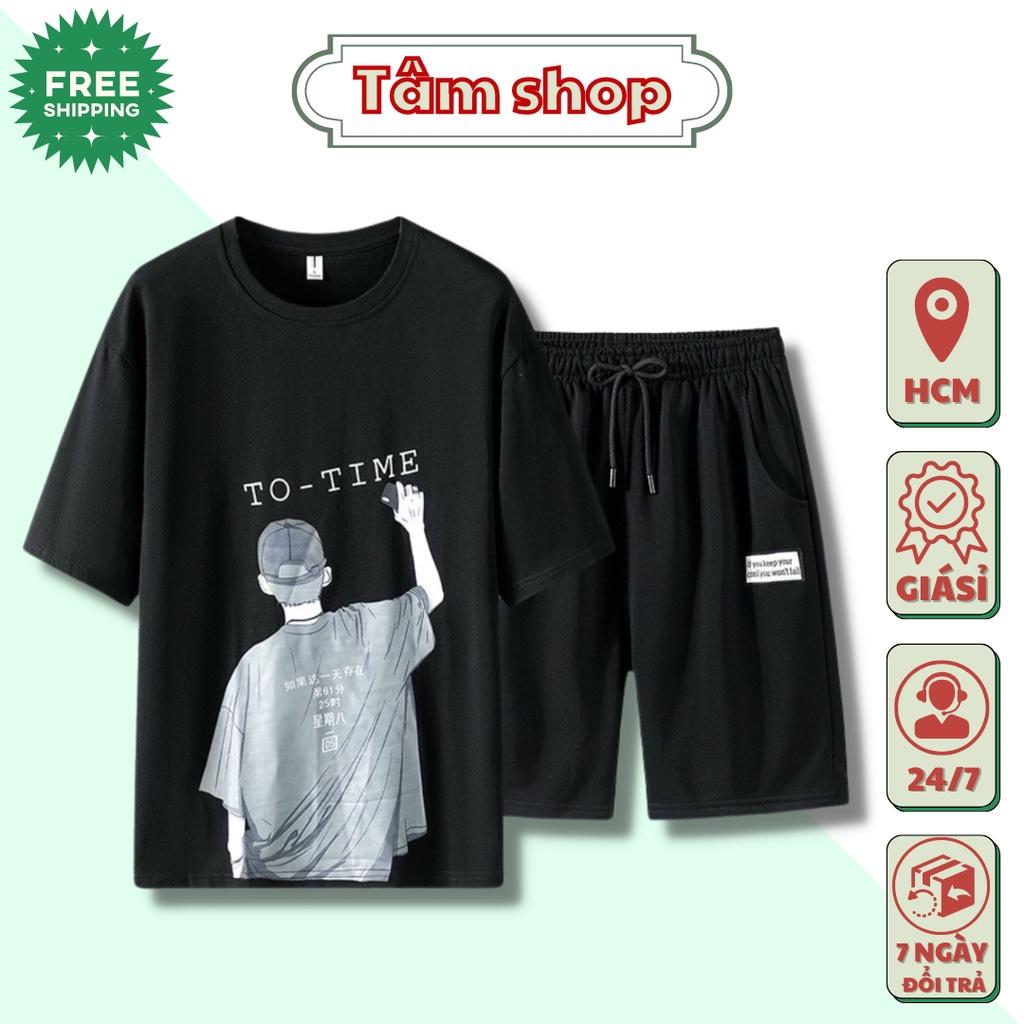 Đồ Bộ Thể Thao Nam Nữ TO -TIME - Set Quần Áo bốn mùa đẹp cao cấp mặc nhà đi chơi thoải mái 02