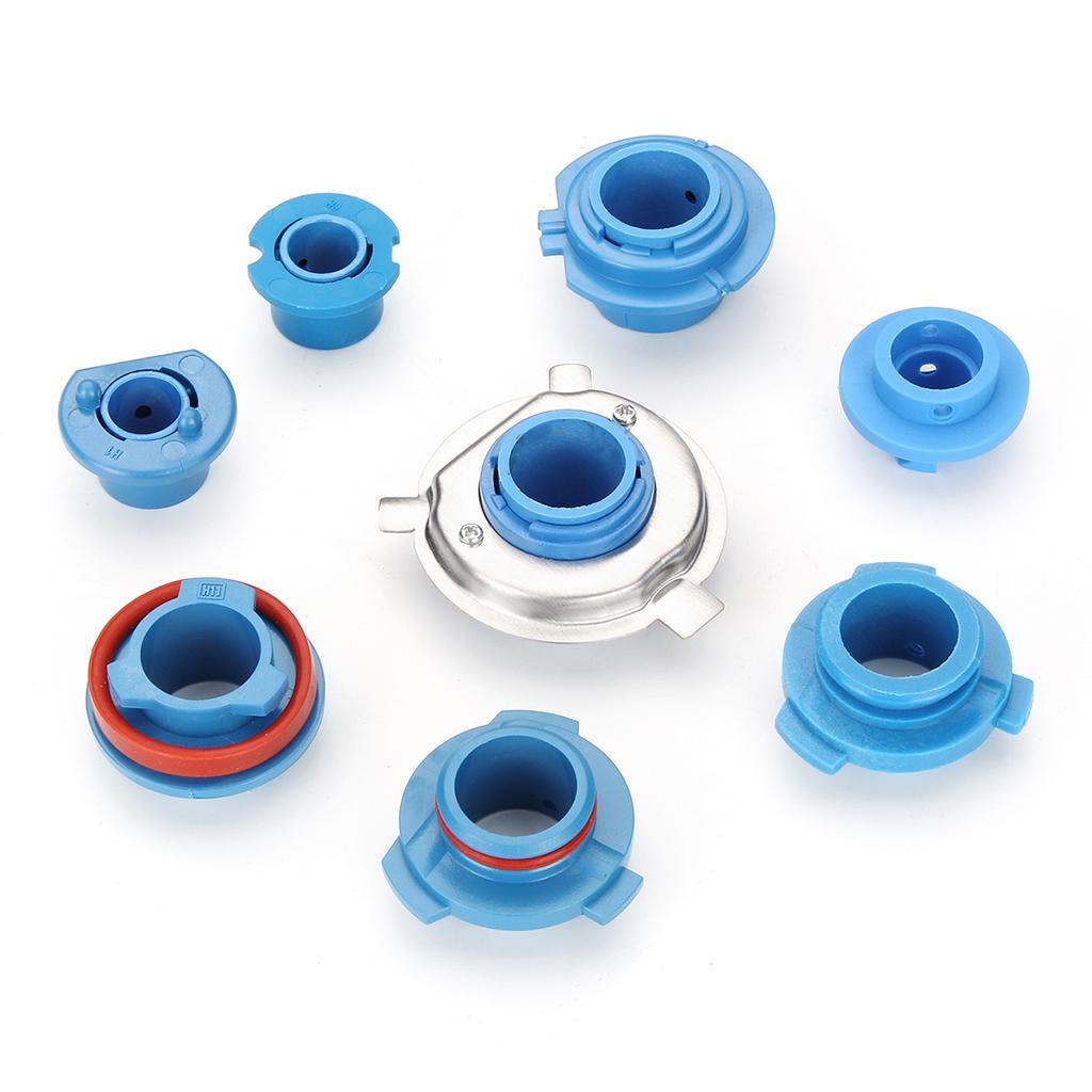 3-4pack 2Pcs LED Headlight Bulb Base Adapter Socket Retainer Car Conversion Kit